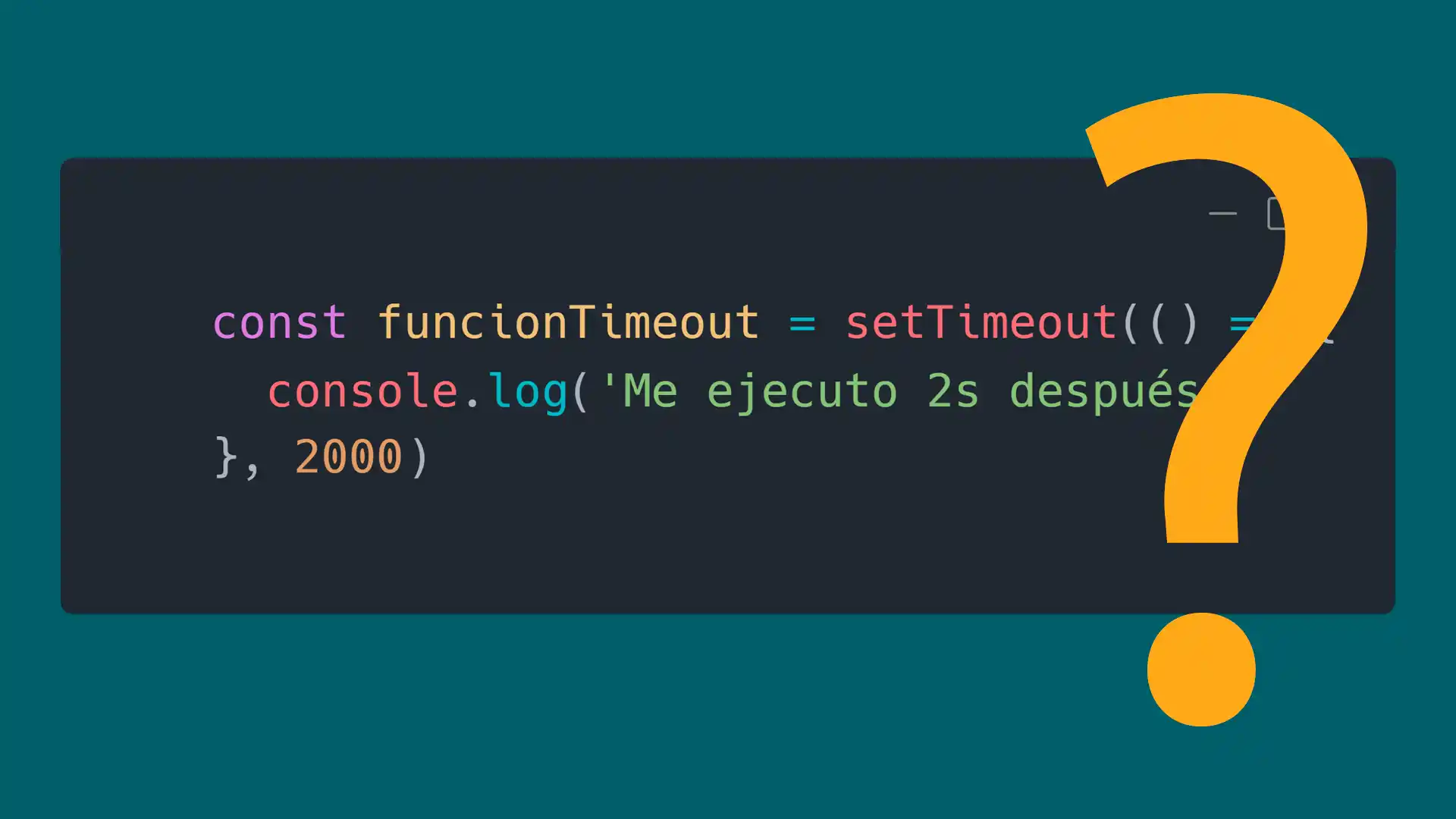 Pausar la ejecución en JavaScript